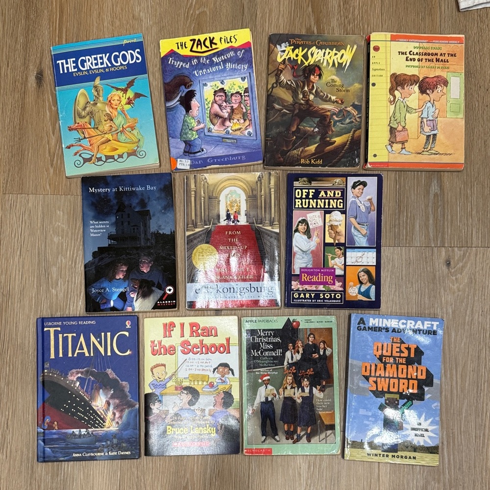 Children's Books - Minecraft, Greek Gods, Jack Sparrow etc.